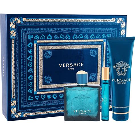 versace eros 100ml 3 piece set|Versace Eros for men 100ml.